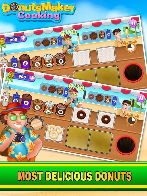 Ảnh chụp màn hình của Donuts Maker Cooking:Frenzy Donuts Restaurant iPad 