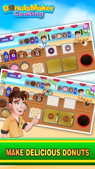 Ảnh chụp màn hình của Donuts Maker Cooking:Frenzy Donuts Restaurant