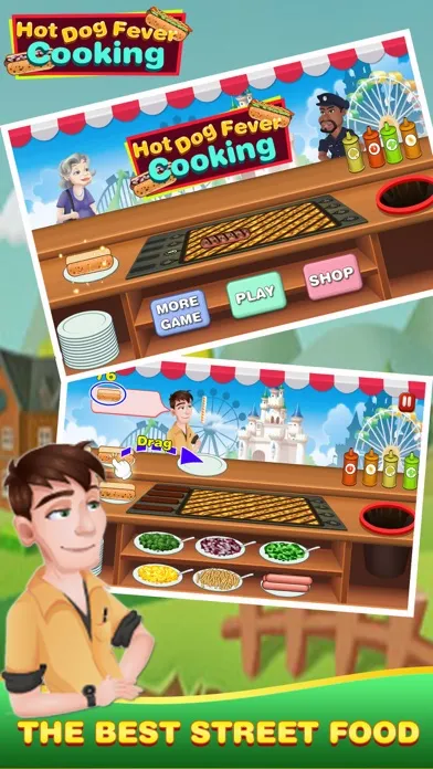 Hot Dog Fever Cooking应用截图