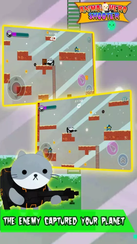 تصاویر Animal Hero Shooter:endless adventure game