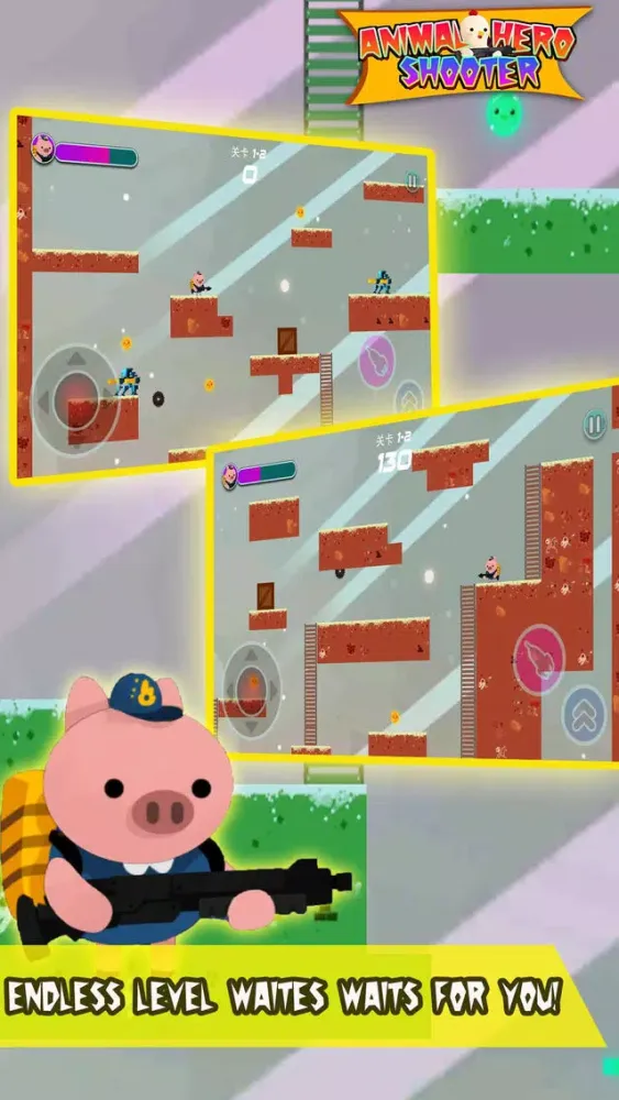 تصاویر Animal Hero Shooter:endless adventure game