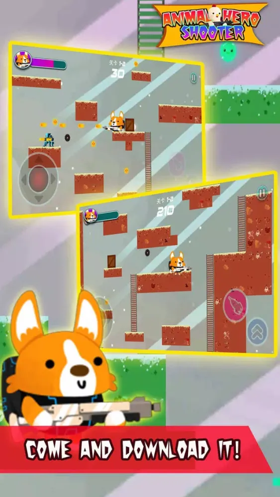 تصاویر Animal Hero Shooter:endless adventure game