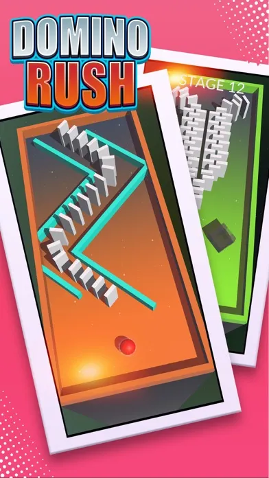 Ảnh chụp màn hình của Domino Rush - Push 'em Down