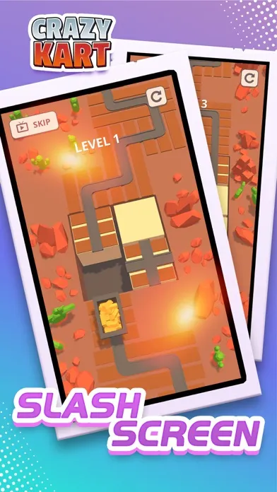 Crazy Kart - A Puzzle Game স্ক্রিনশট