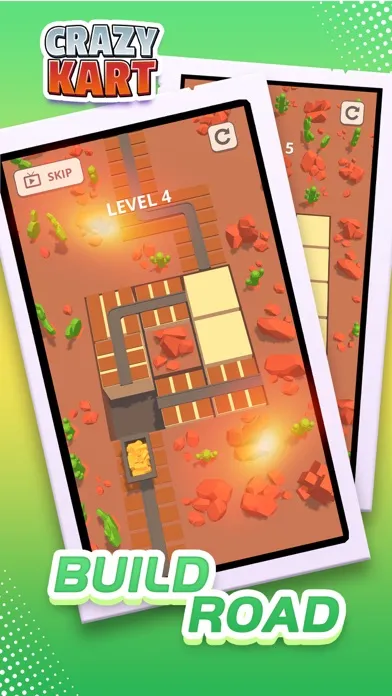 Crazy Kart - A Puzzle Game স্ক্রিনশট