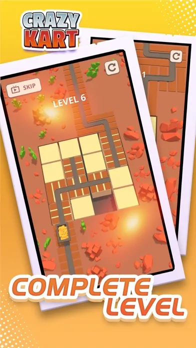 Crazy Kart - A Puzzle Game স্ক্রিনশট