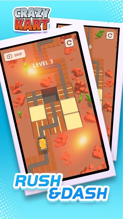 Crazy Kart - A Puzzle Game স্ক্রিনশট