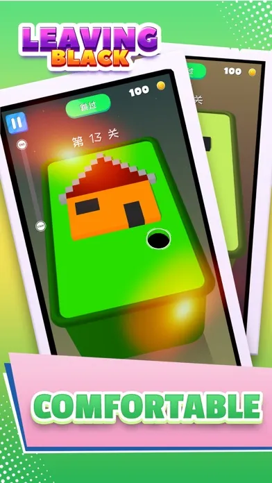 Leaving Black - Puzzle Game سکرین شاٹس