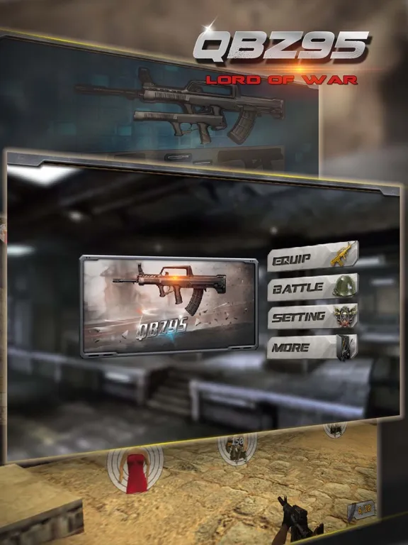 QBZ-95: Automatic Rifle, Simulator, Trivia Shooting Game - Lord of War iPad  Ekran Görüntüleri