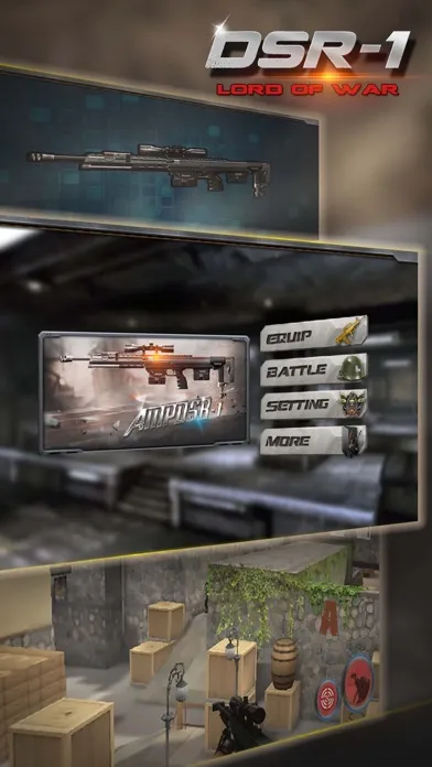 تصاویر DSR-1 the AMP Sniper Rifle Builder, Simulator, Trivia Shooting Game for Free by ROFLPlay