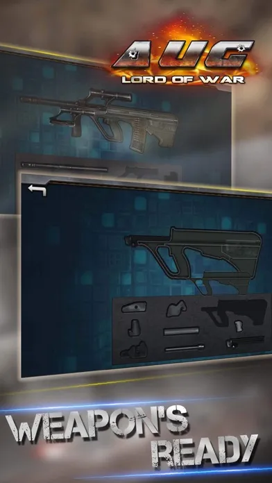 Captures d'écran de AUG Assault Rifle: Assembly and Gunfire - Firearms Simulator with Mini Shooting Game for Free by ROFLPlay