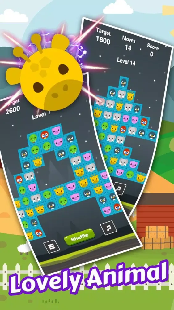 Crazy Animals Match应用截图