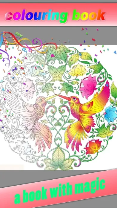 Coloring Book - Color Therapy Pages & Stress Relief Coloring Book for both Kids and Adults Screenshots
