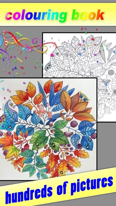Coloring Book - Color Therapy Pages & Stress Relief Coloring Book for both Kids and Adults Screenshots