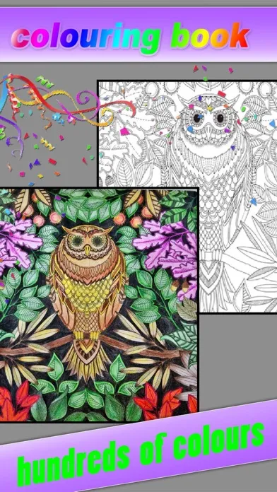 Coloring Book - Color Therapy Pages & Stress Relief Coloring Book for both Kids and Adults Screenshots