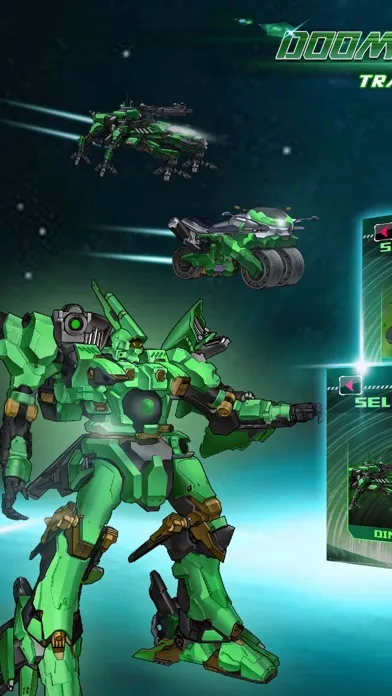 Tangkapan layar D-Bringer MotorCycle:Robot Triple-form mini-Games