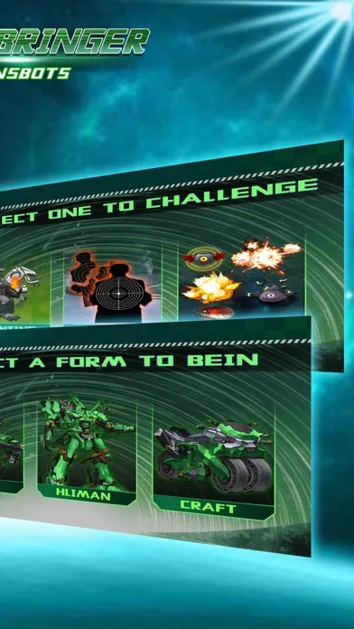 Tangkapan layar D-Bringer MotorCycle:Robot Triple-form mini-Games