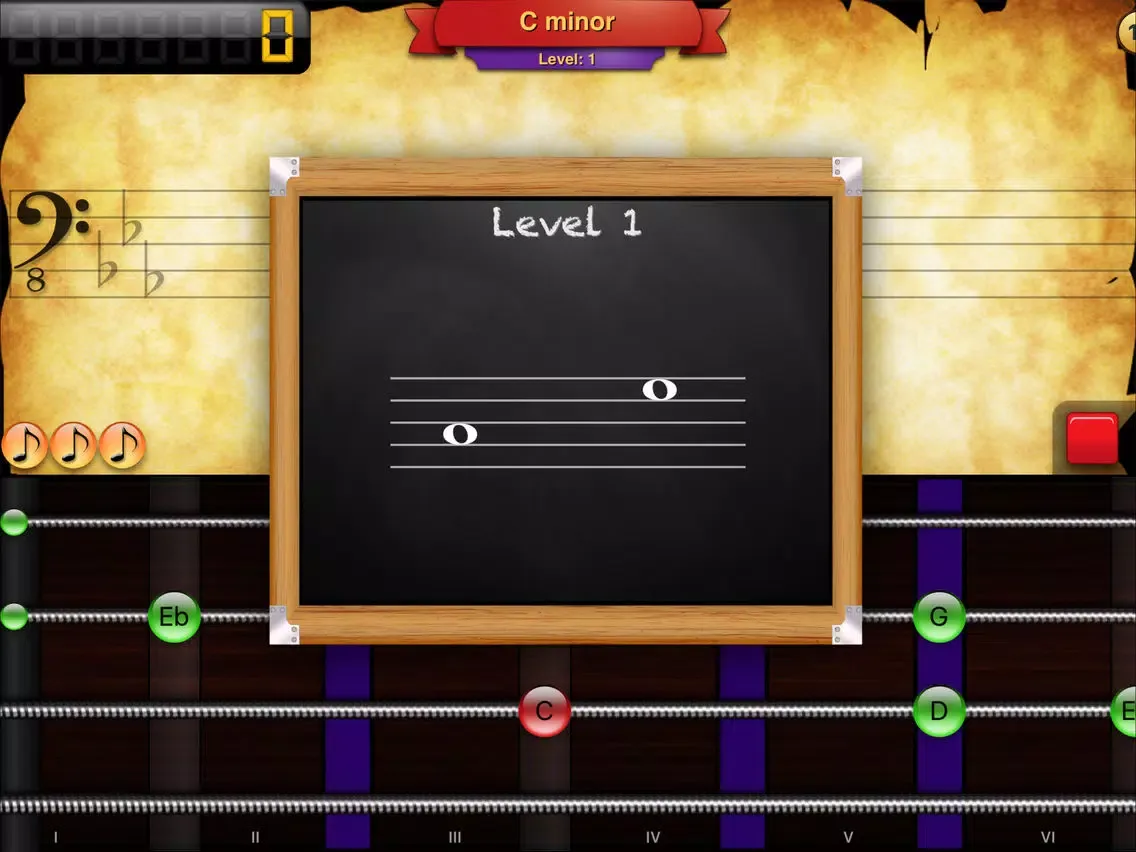 Tangkapan skrin Mozart 2 Double Bass iPad 