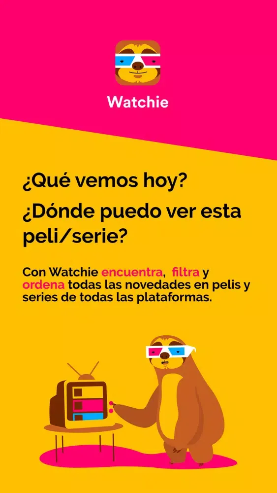 Capturas de tela do Watchie - Películas y Series