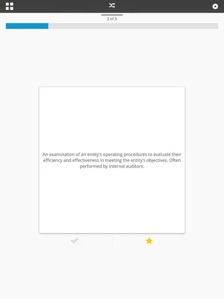 CPA Exam Flashcards iPad  스크린샷