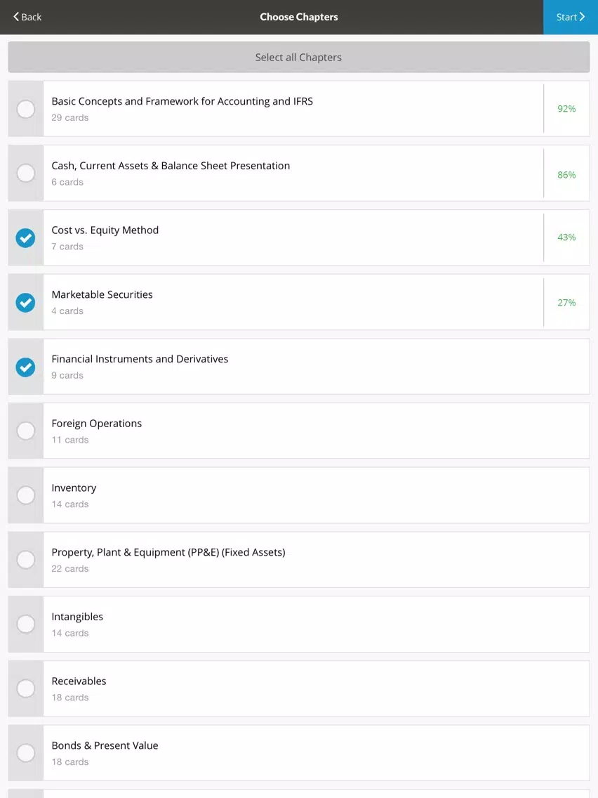 CPA Exam Flashcards iPad  Ekran Görüntüleri