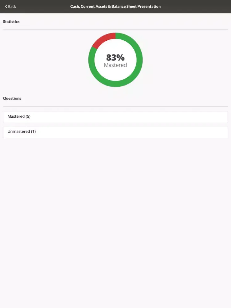 CPA Exam Flashcards iPad  스크린샷