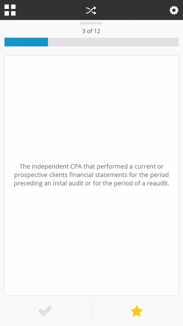 CPA Exam Flashcards Ekran Görüntüleri