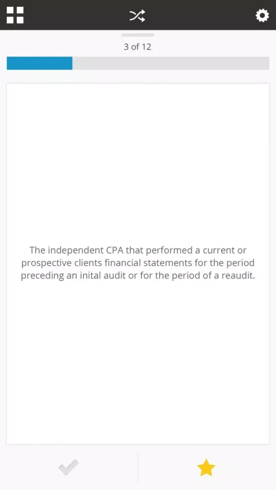 CPA Exam Flashcards 스크린샷