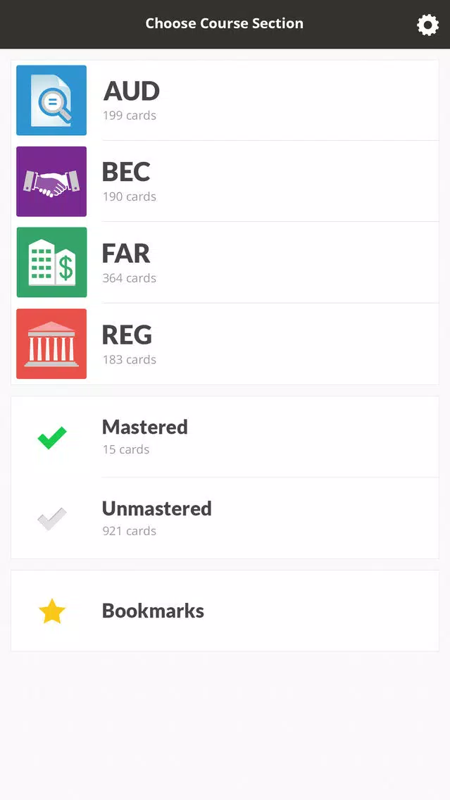 CPA Exam Flashcards Ekran Görüntüleri