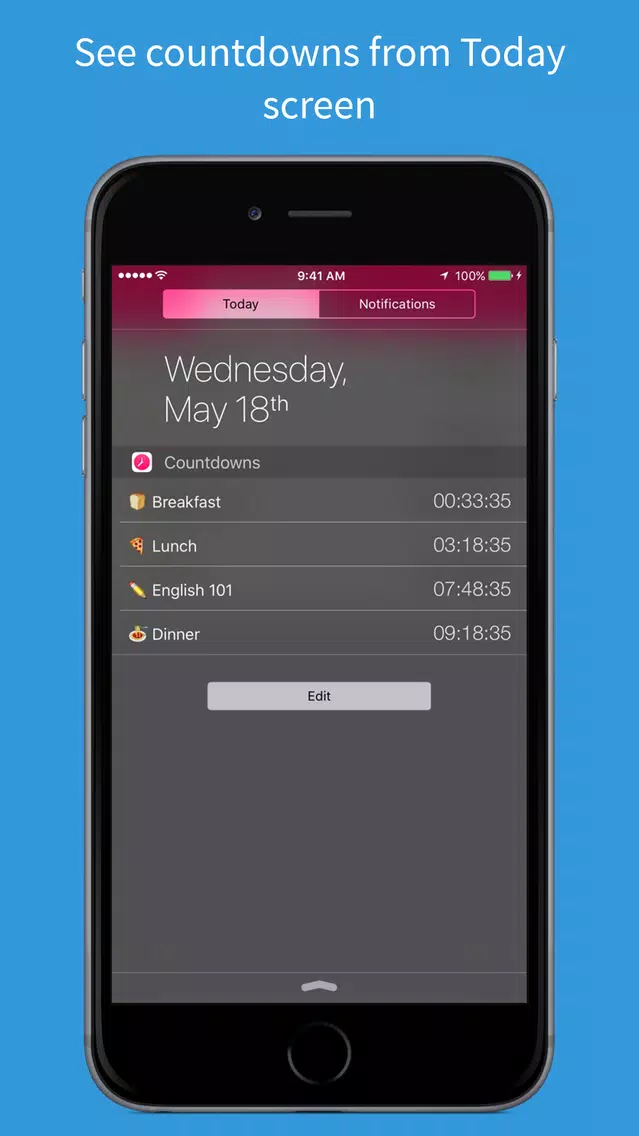 صور Countdowns – plan daily repeating schedules