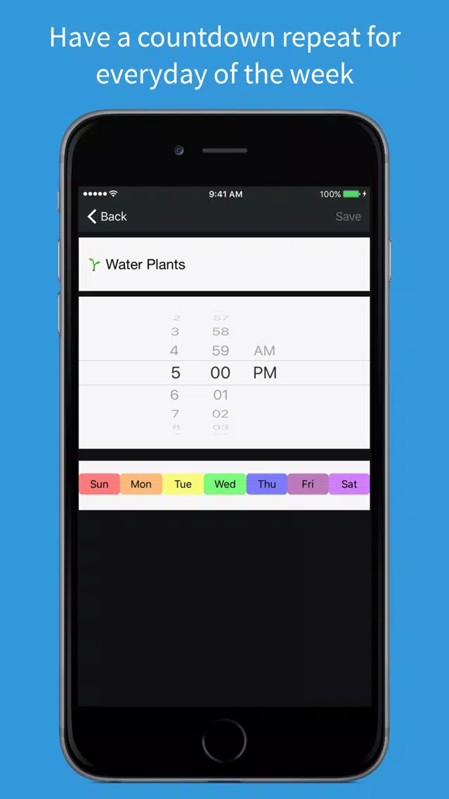 صور Countdowns – plan daily repeating schedules