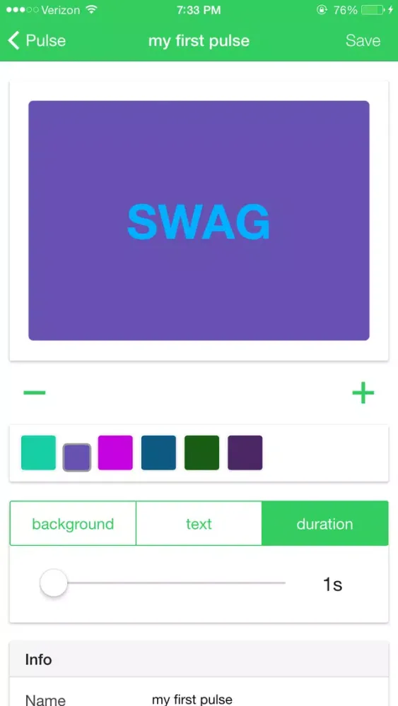 Crowdpulse – synchronize light patterns应用截图