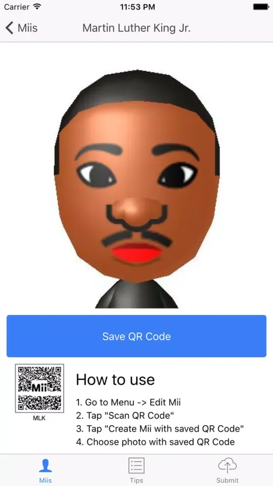 Capturas de tela do Miis for Miitomo