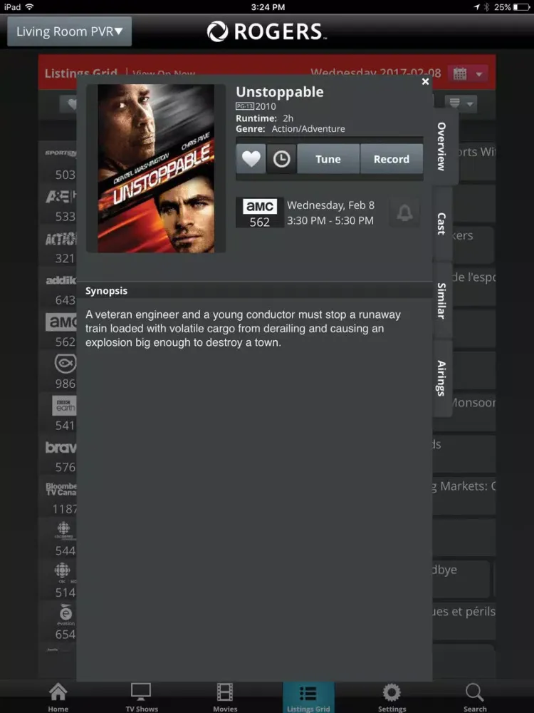 Скриншоты Remote PVR Manager for iPad (ATL) iPad 