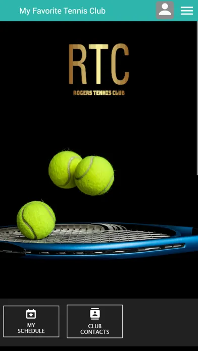 Capturas de tela do Rogers Tennis Club