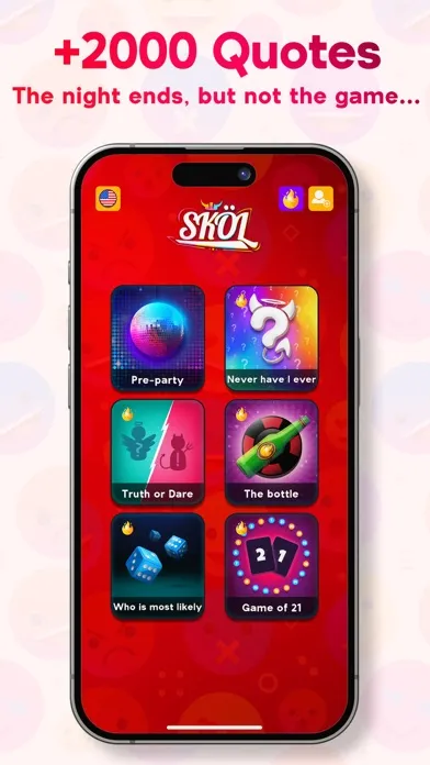 Skol Truth or Dare Party Games 스크린샷
