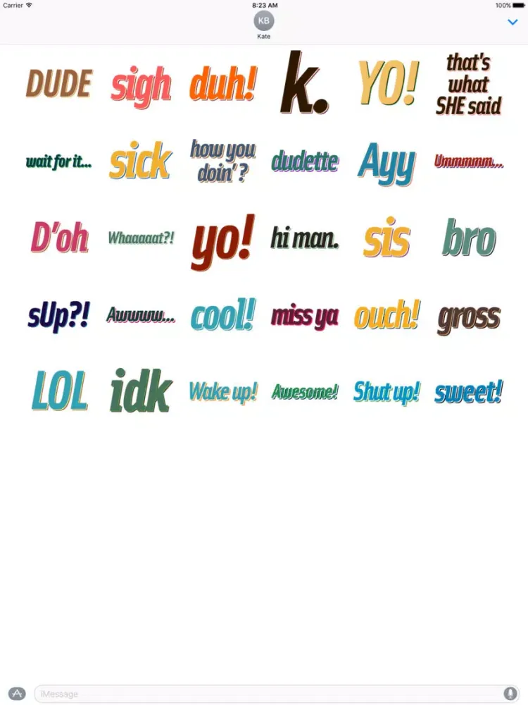 Скриншоты The Bro Stickers iPad 