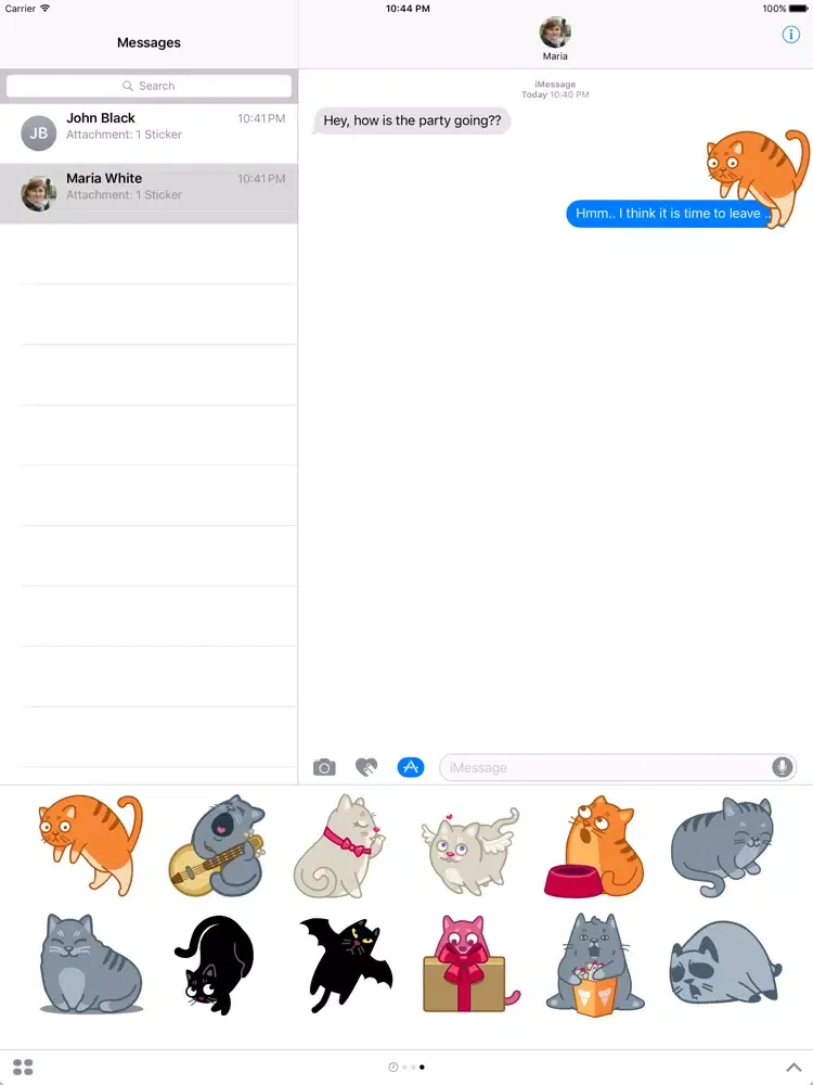 Capturas de tela do Lively Cats iPad 