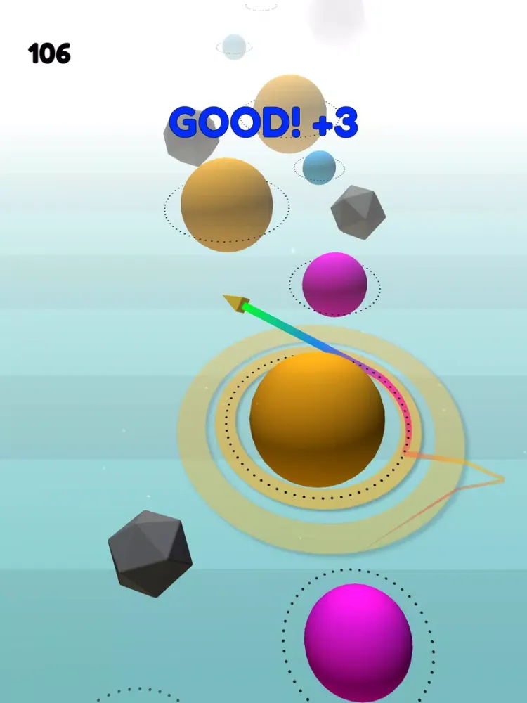 ภาพหน้าจอของ Color Jump! - Tap Jump Play iPad 