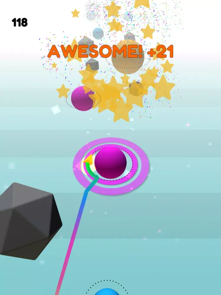 ภาพหน้าจอของ Color Jump! - Tap Jump Play iPad 