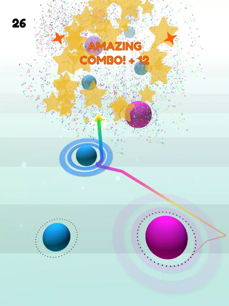 ภาพหน้าจอของ Color Jump! - Tap Jump Play iPad 