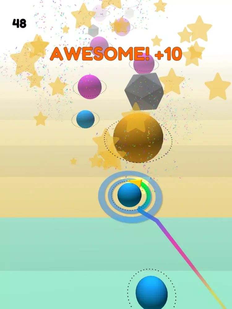 ภาพหน้าจอของ Color Jump! - Tap Jump Play iPad 