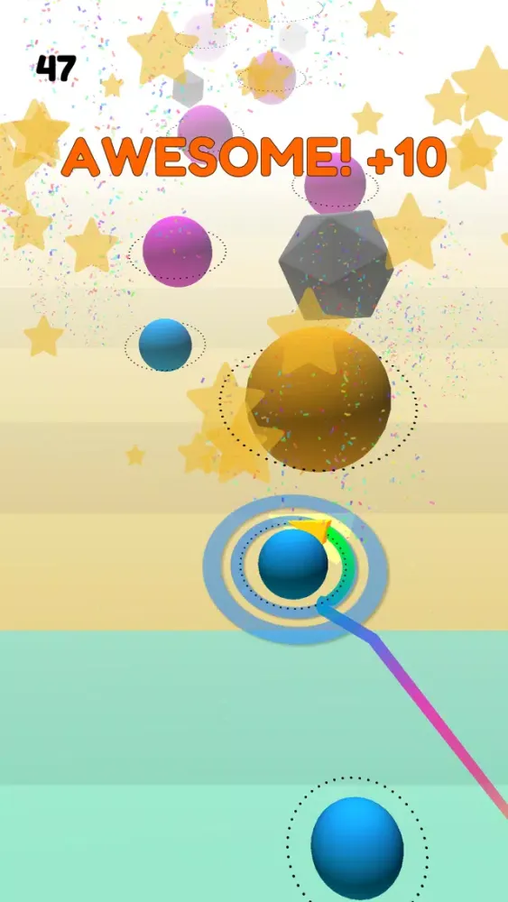ภาพหน้าจอของ Color Jump! - Tap Jump Play