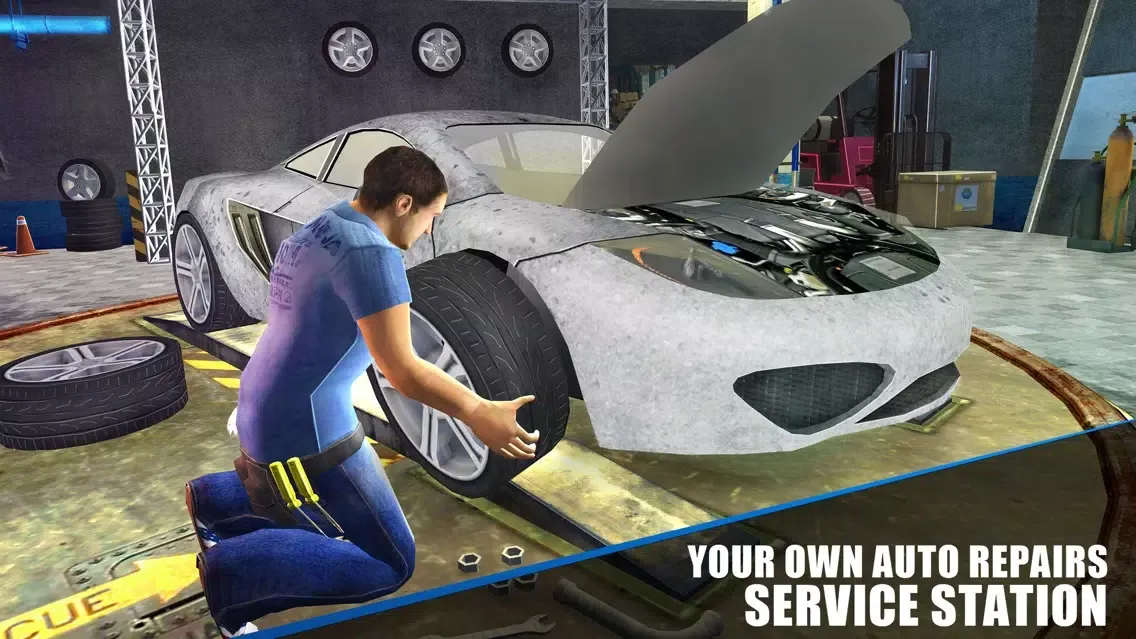 Tangkapan skrin Garage: Car Mechanic Simulator