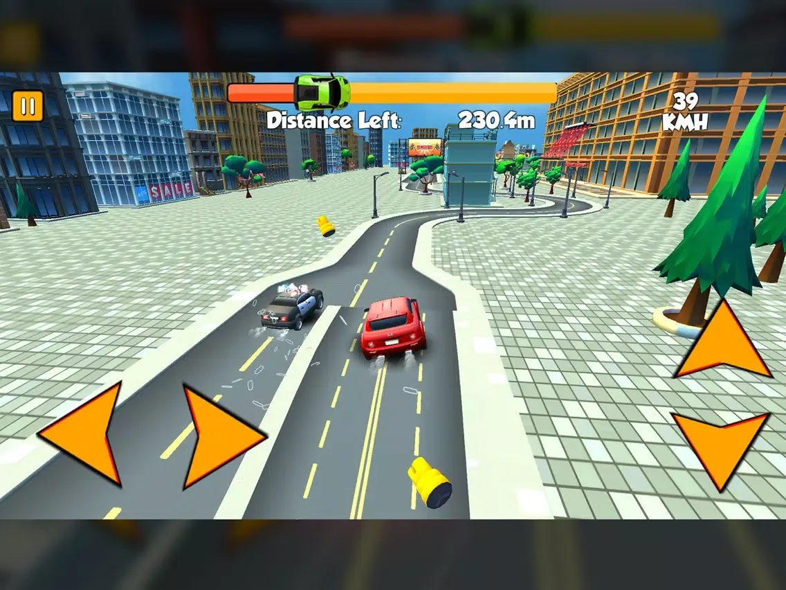Скриншоты Toon Chained Cars Racing Game iPad 