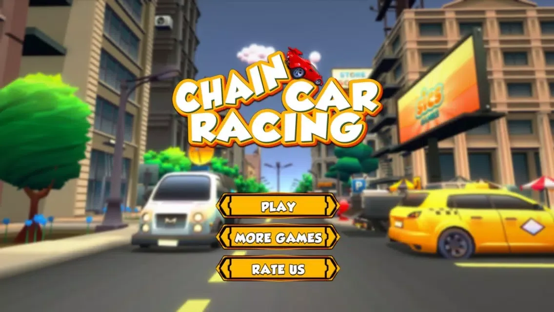 Скриншоты Toon Chained Cars Racing Game