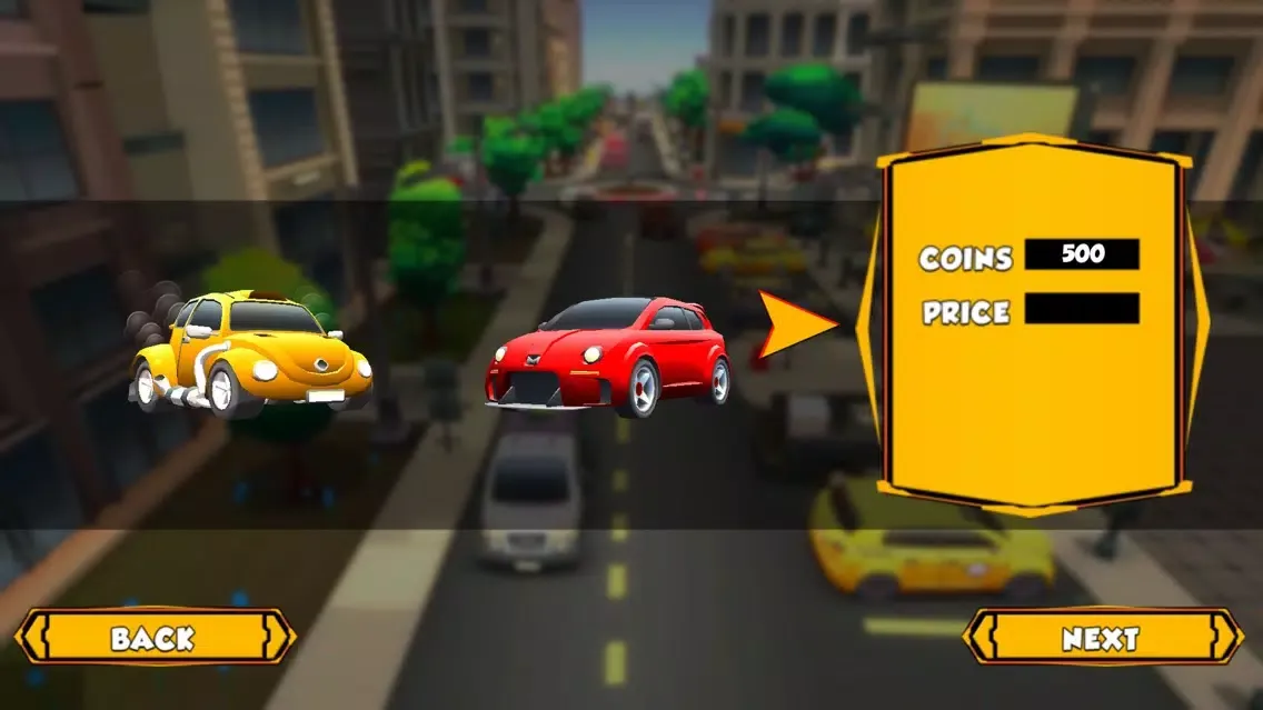 Скриншоты Toon Chained Cars Racing Game