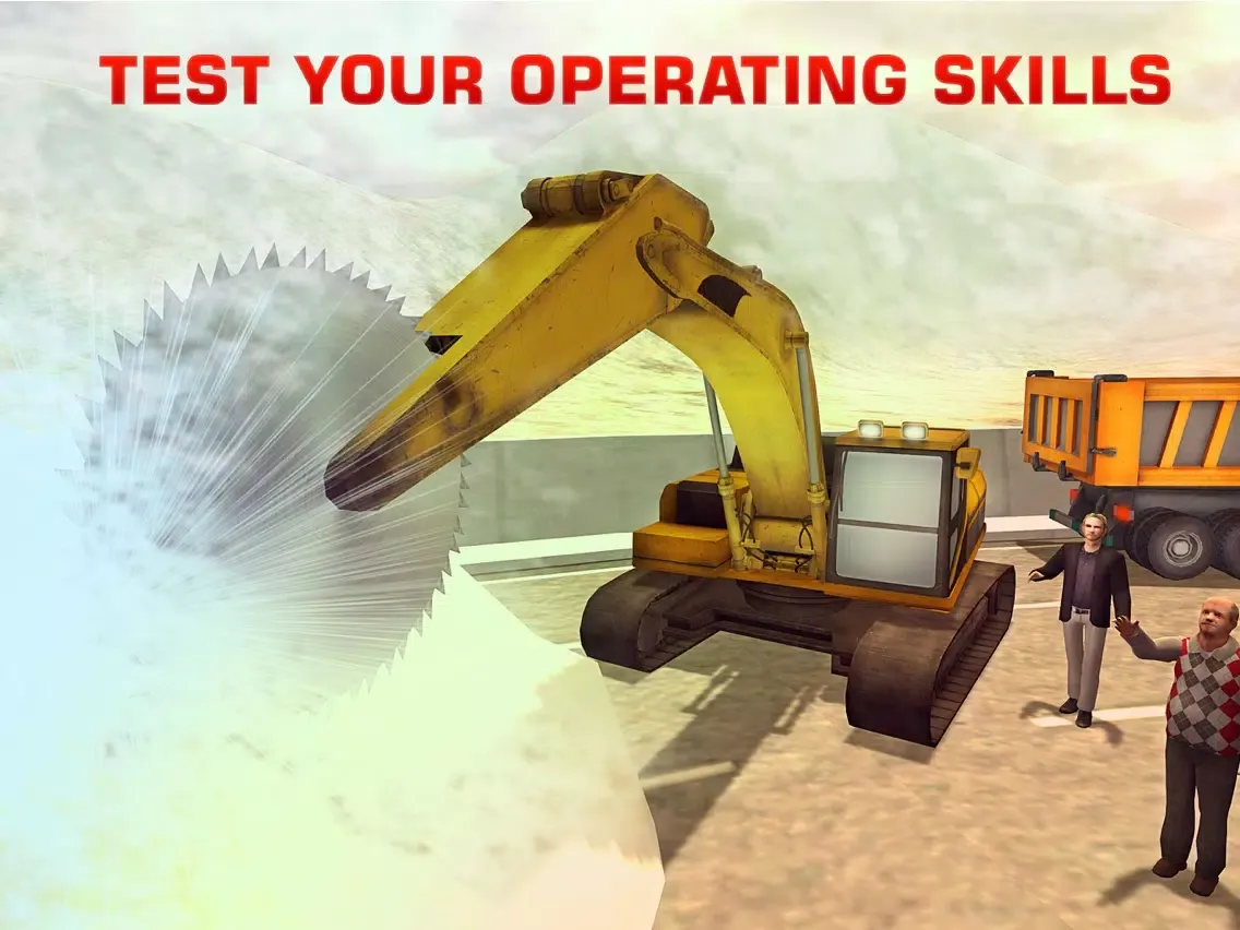 Capturas de pantalla de Heavy Excavator Crane Sim – Construction City Crew iPad 