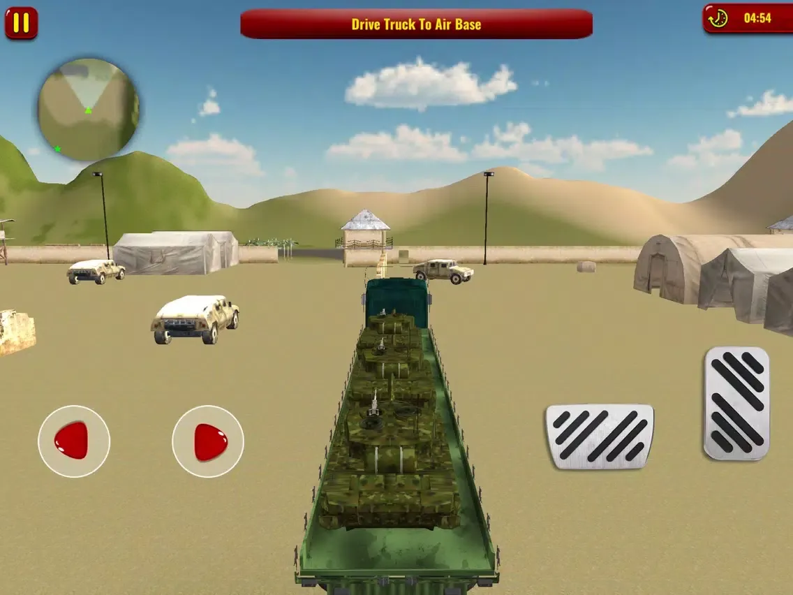 Offroad US Army Transport – Cargo Apache Simulator iPad  Screenshots