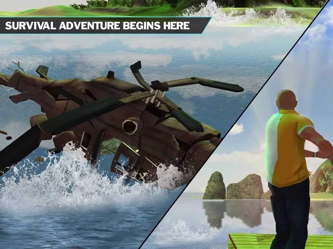 Raft Survival: Lost Island iPad  Screenshots
